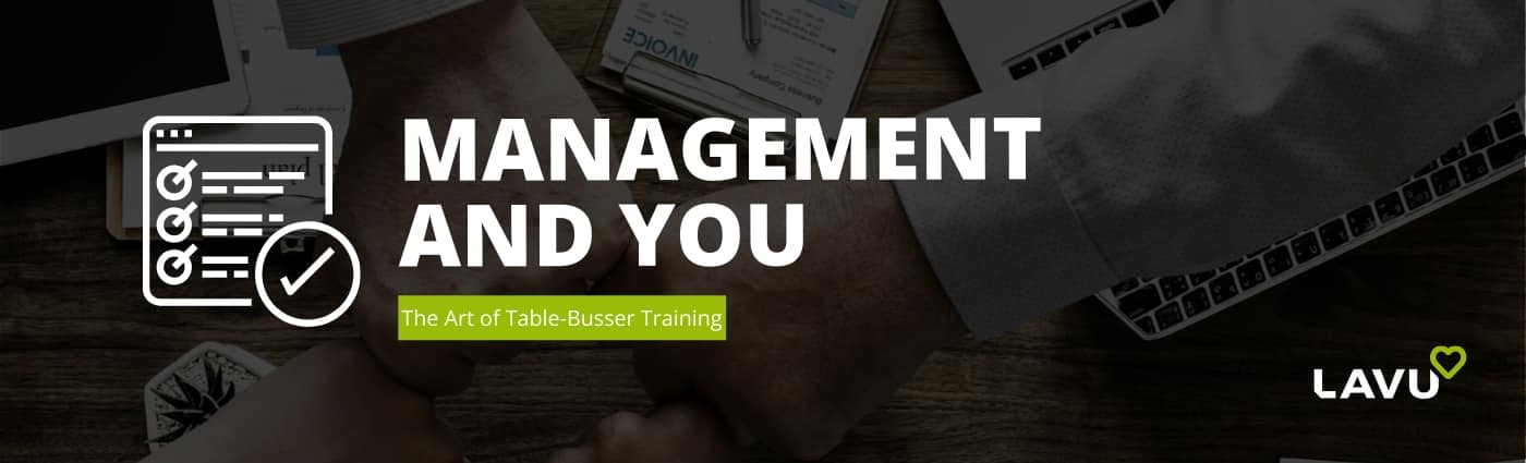 Art of Table-Busser Training